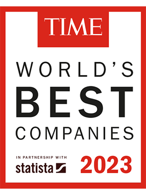 TIME World's Best Companies 2023 Badge 